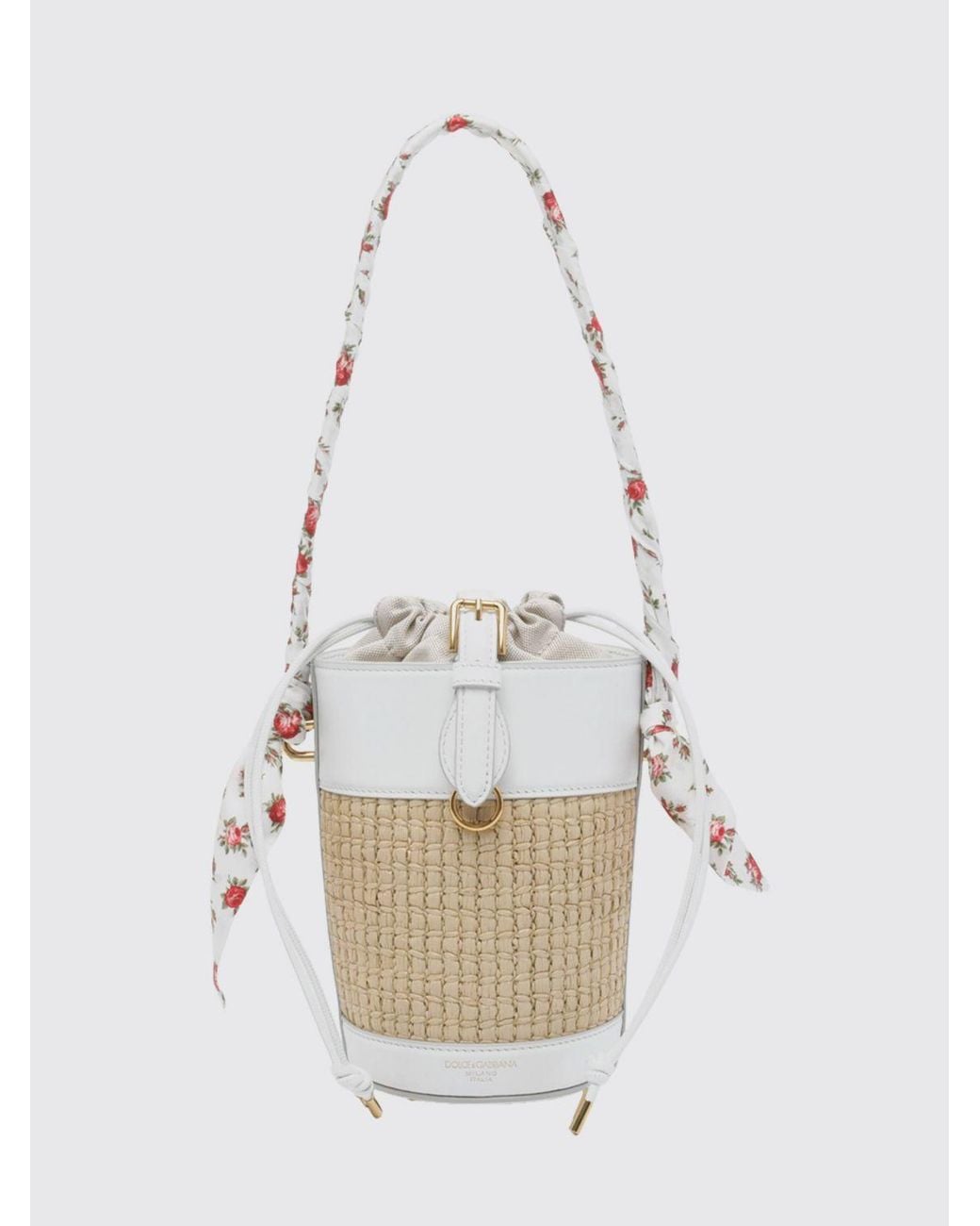 Dolce & Gabbana White Shoulder Bags