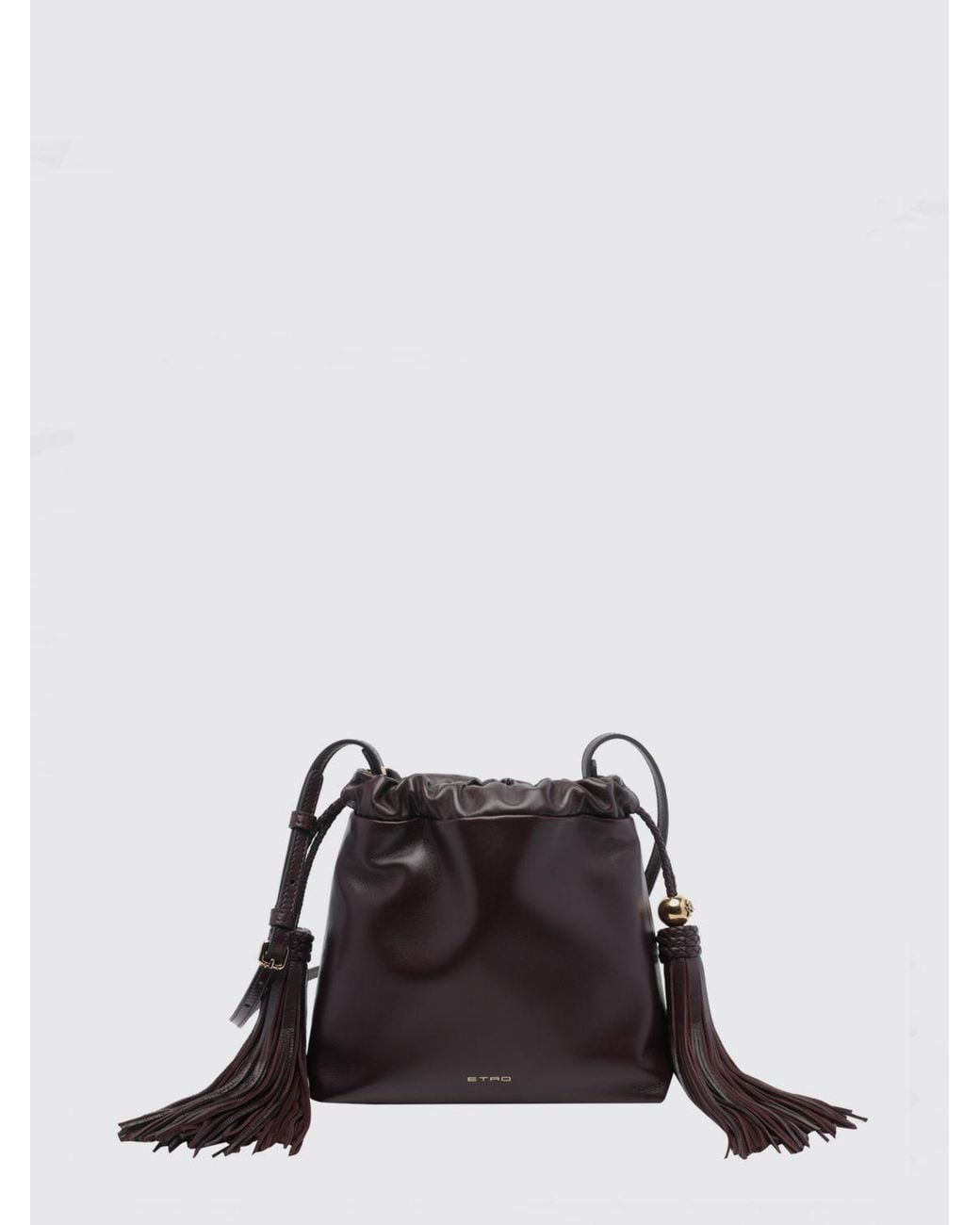 Etro Red Kalispera Mini Bucket Bag