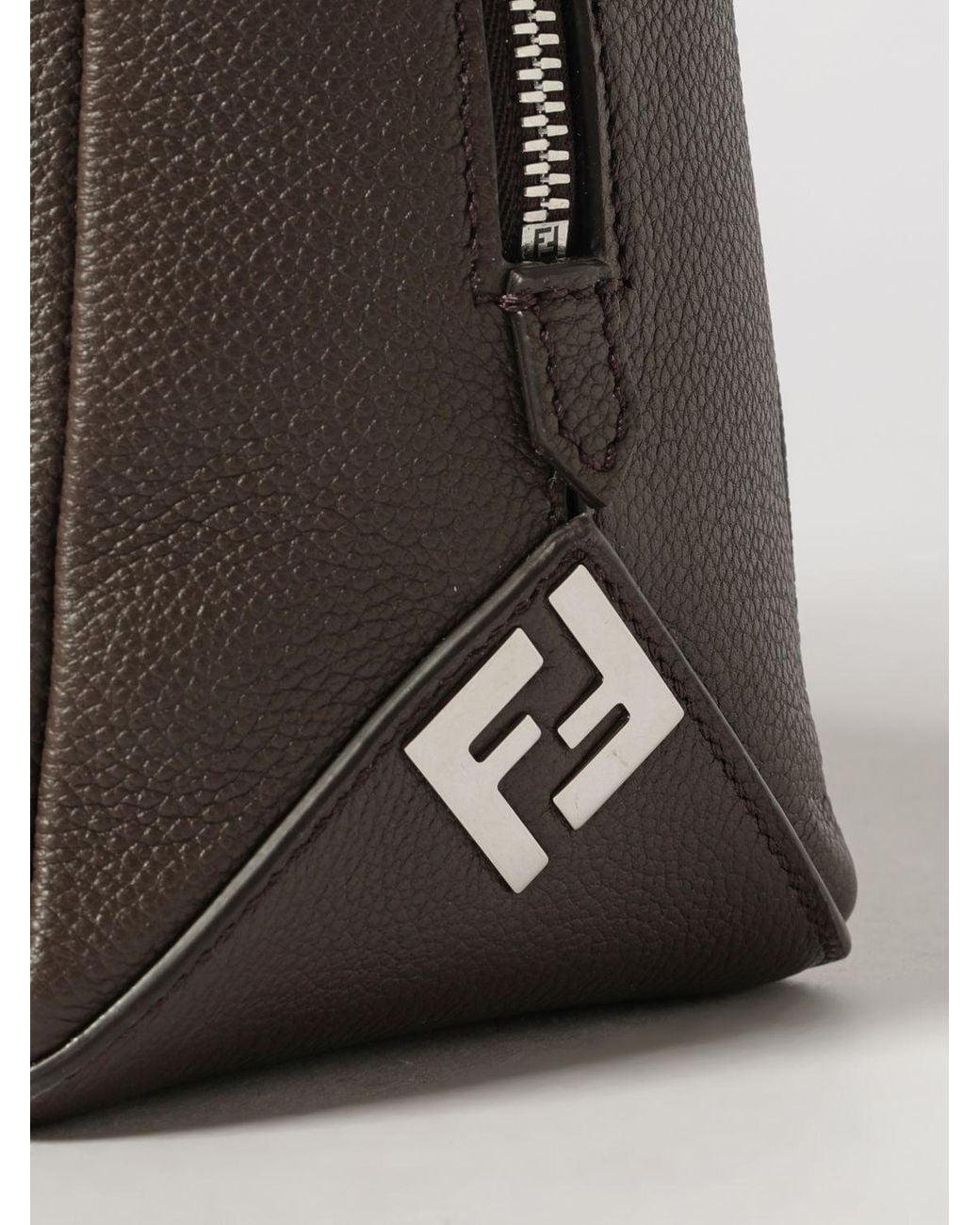 Borsa A Spalla Lui di Fendi in Gray da Uomo