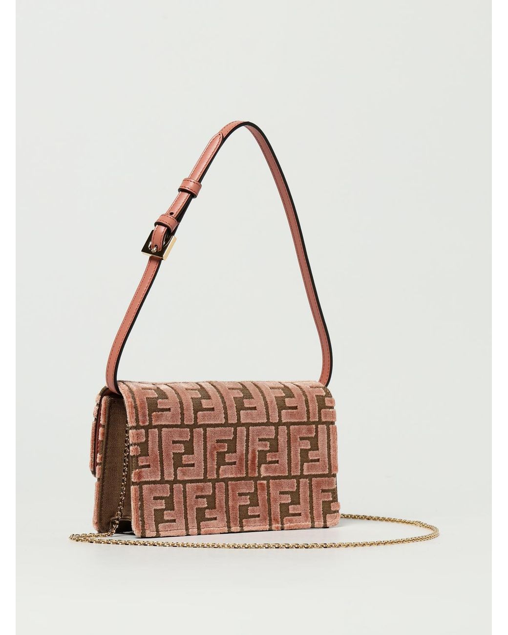 Fendi White Shoulder Bag