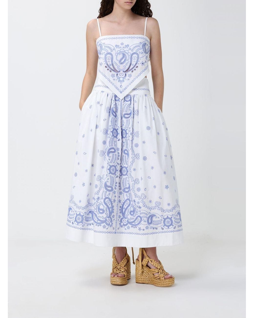 Self-Portrait Blue Skirt