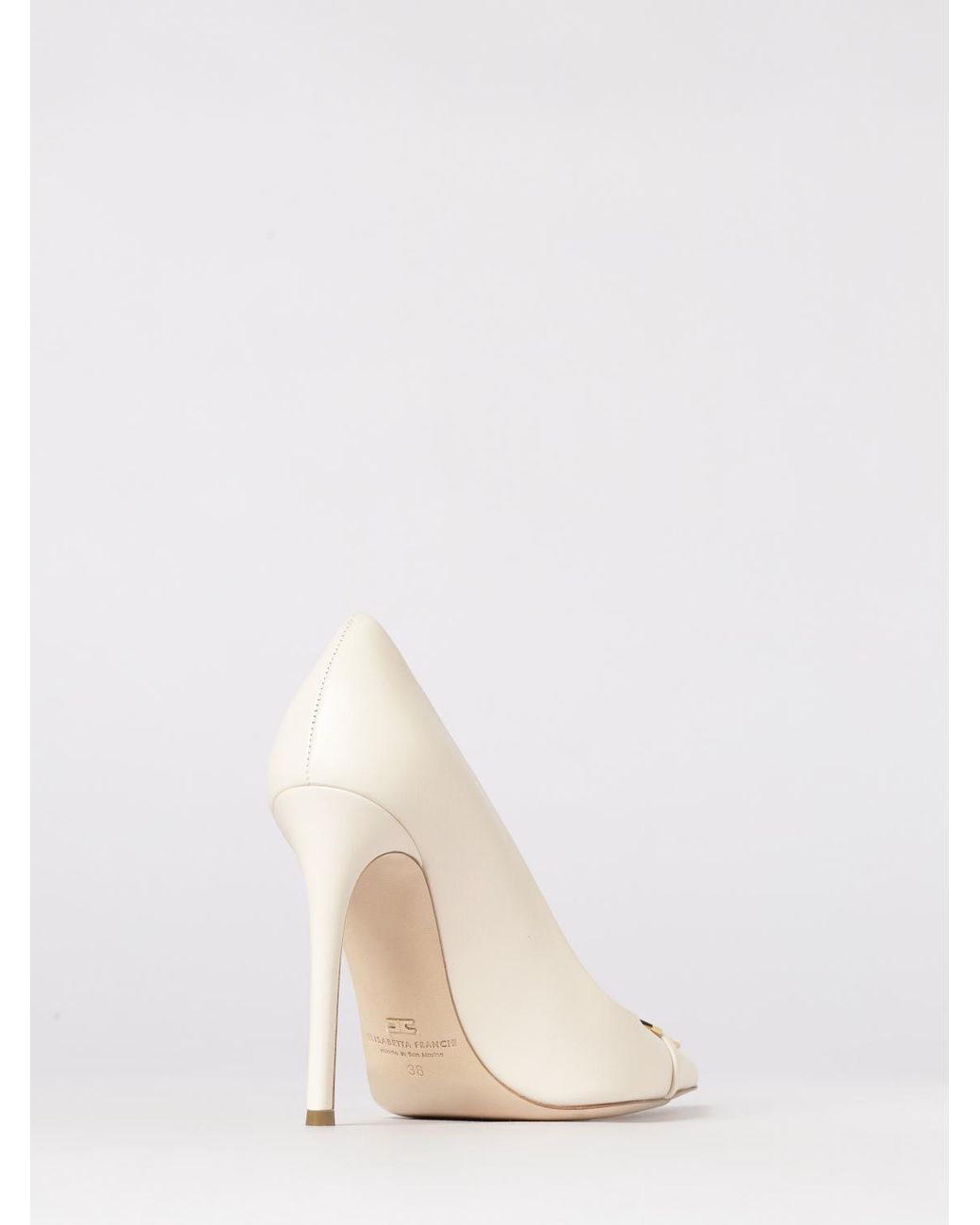 Elisabetta Franchi Natural Leather Pumps