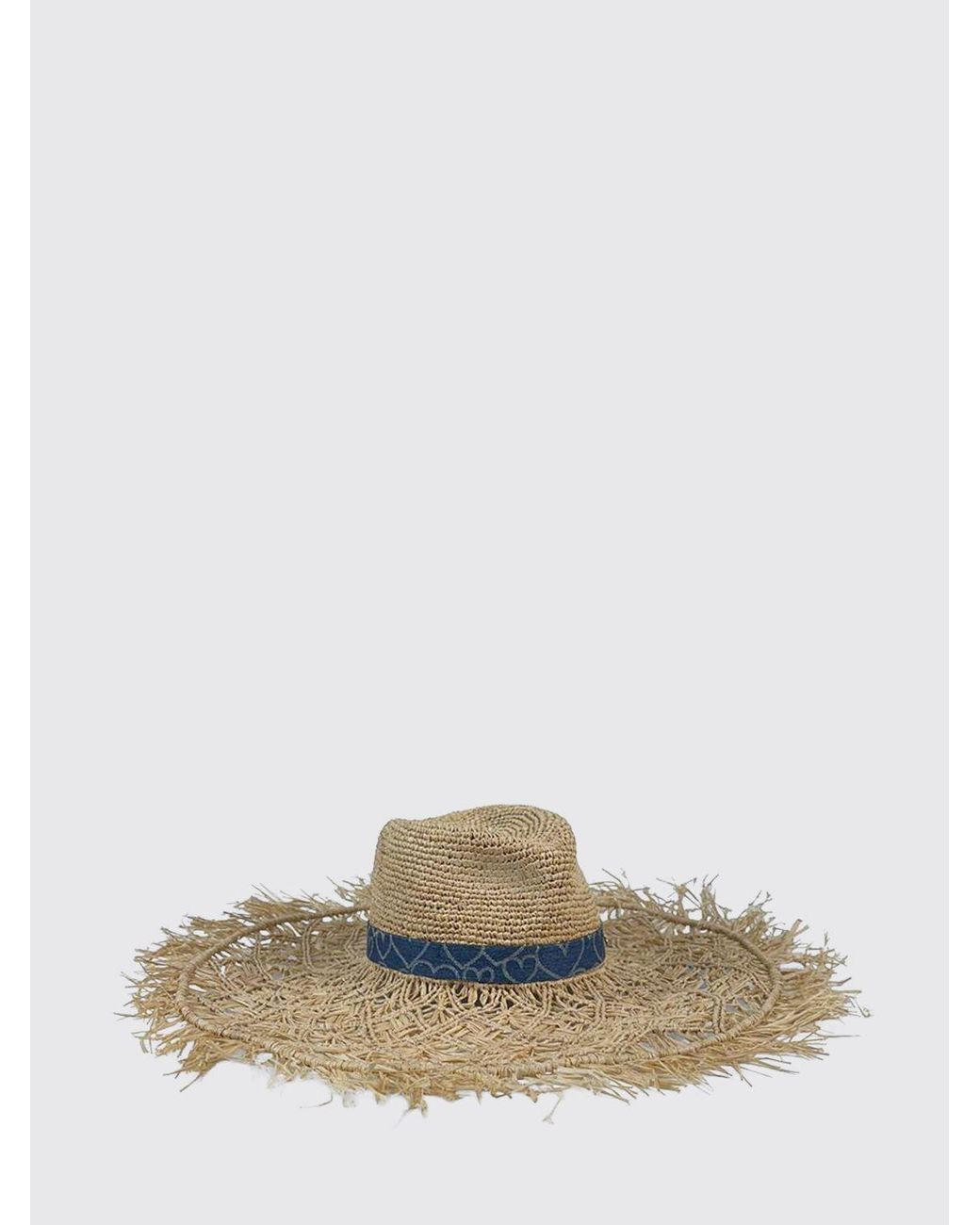Maison Michel Natural Big Sheryl Fringed Wide-Brim Raffia Hat