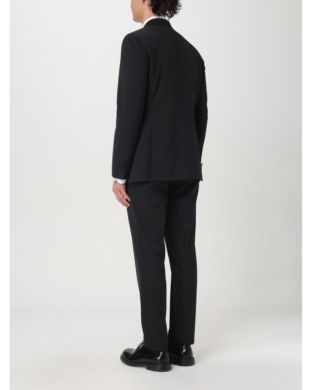 Michael Kors Black Classic Tuxedo Suit Slim Fit for men