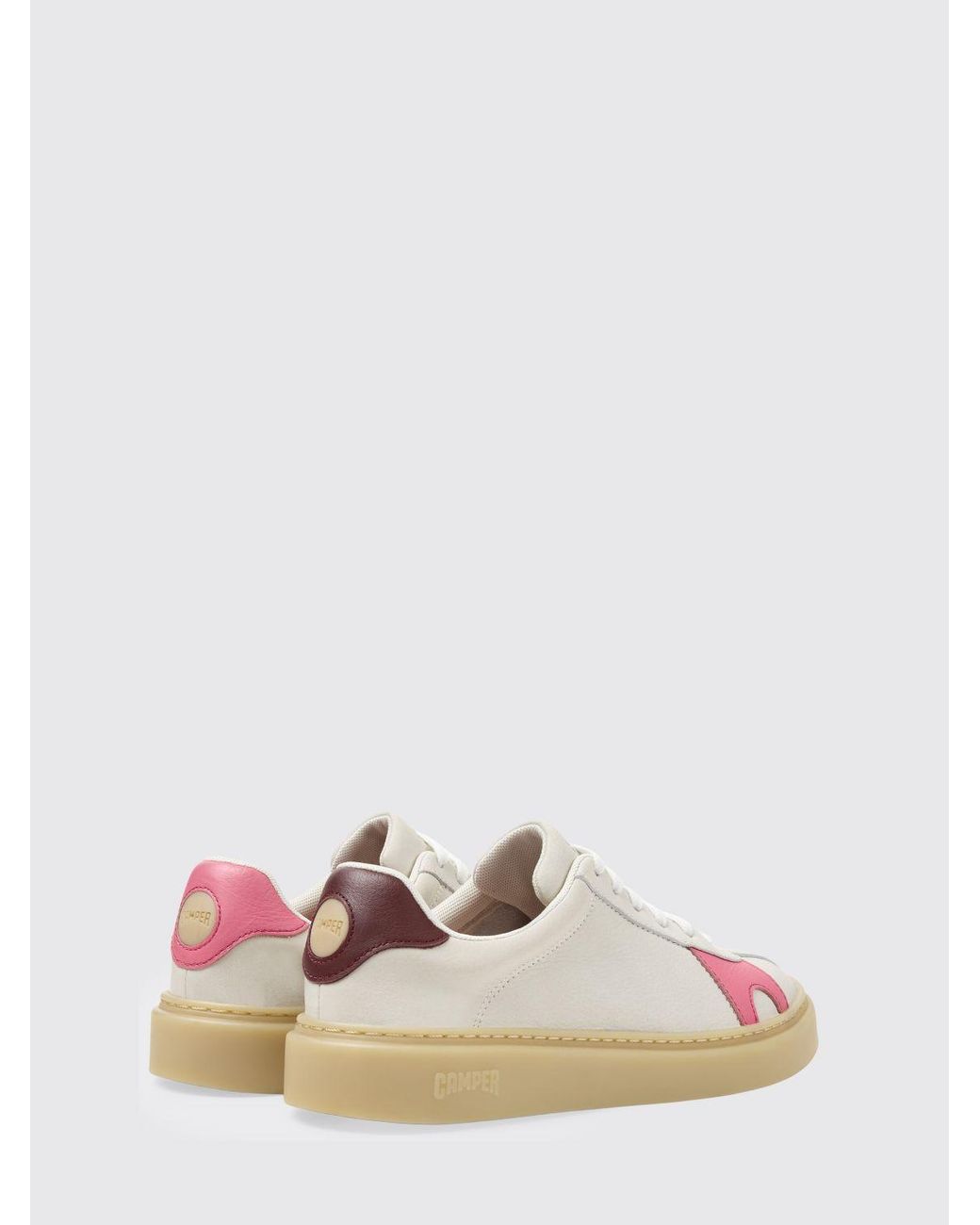 Camper Pink Twins Leather Sneakers