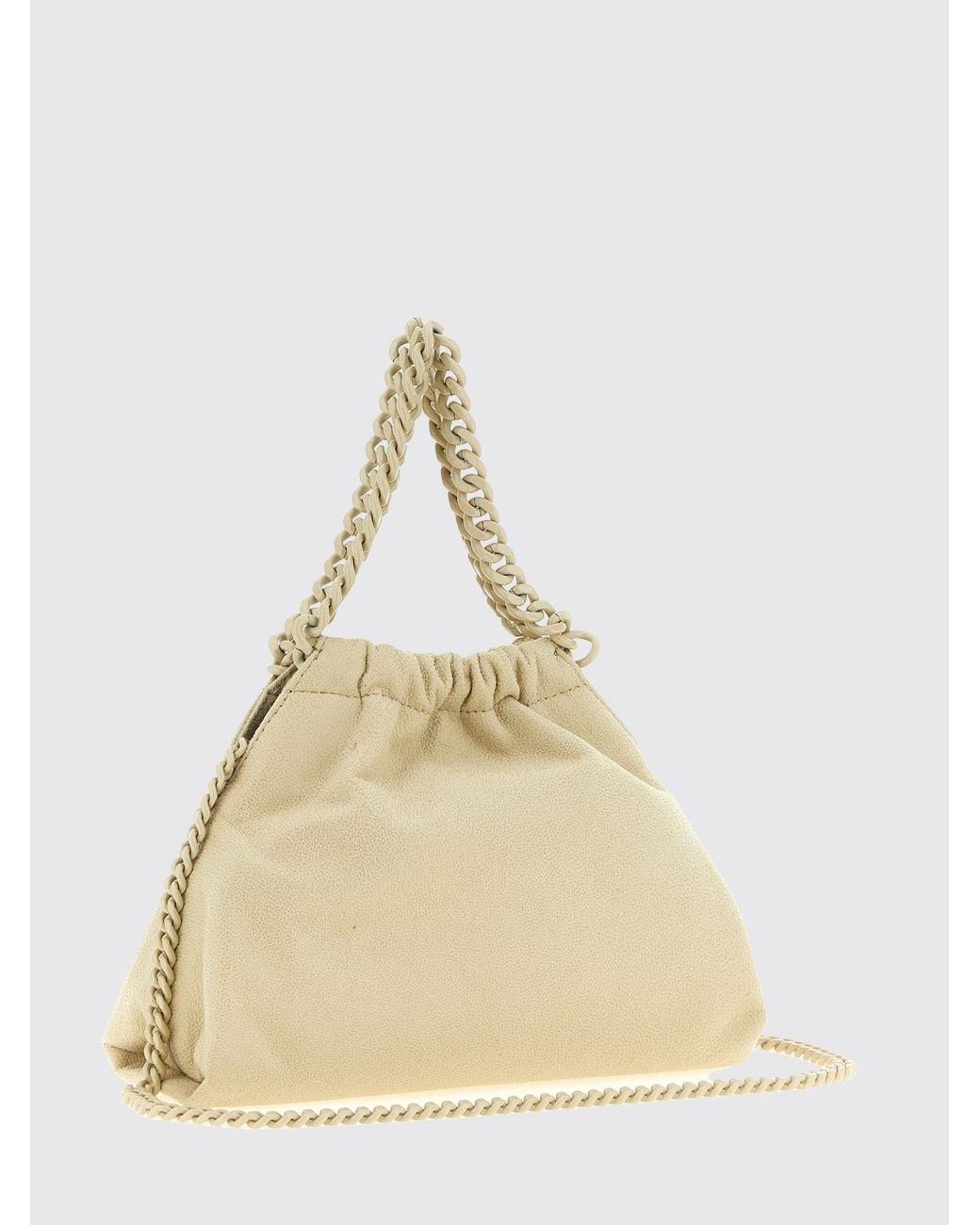 Stella McCartney Natural Falabella Faux Suede Leather Mini Handbag