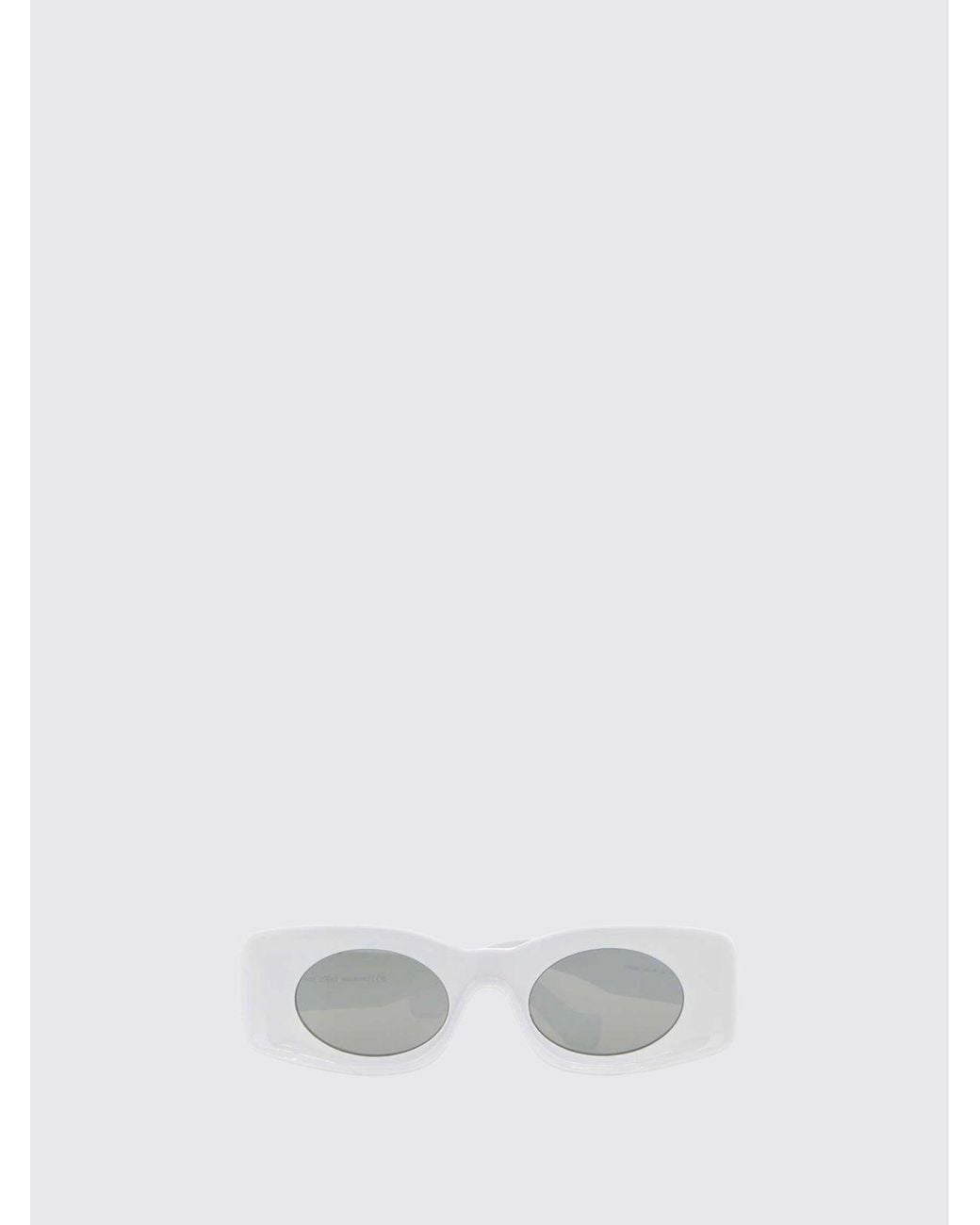 Loewe White Rectangular Sunglasses for men