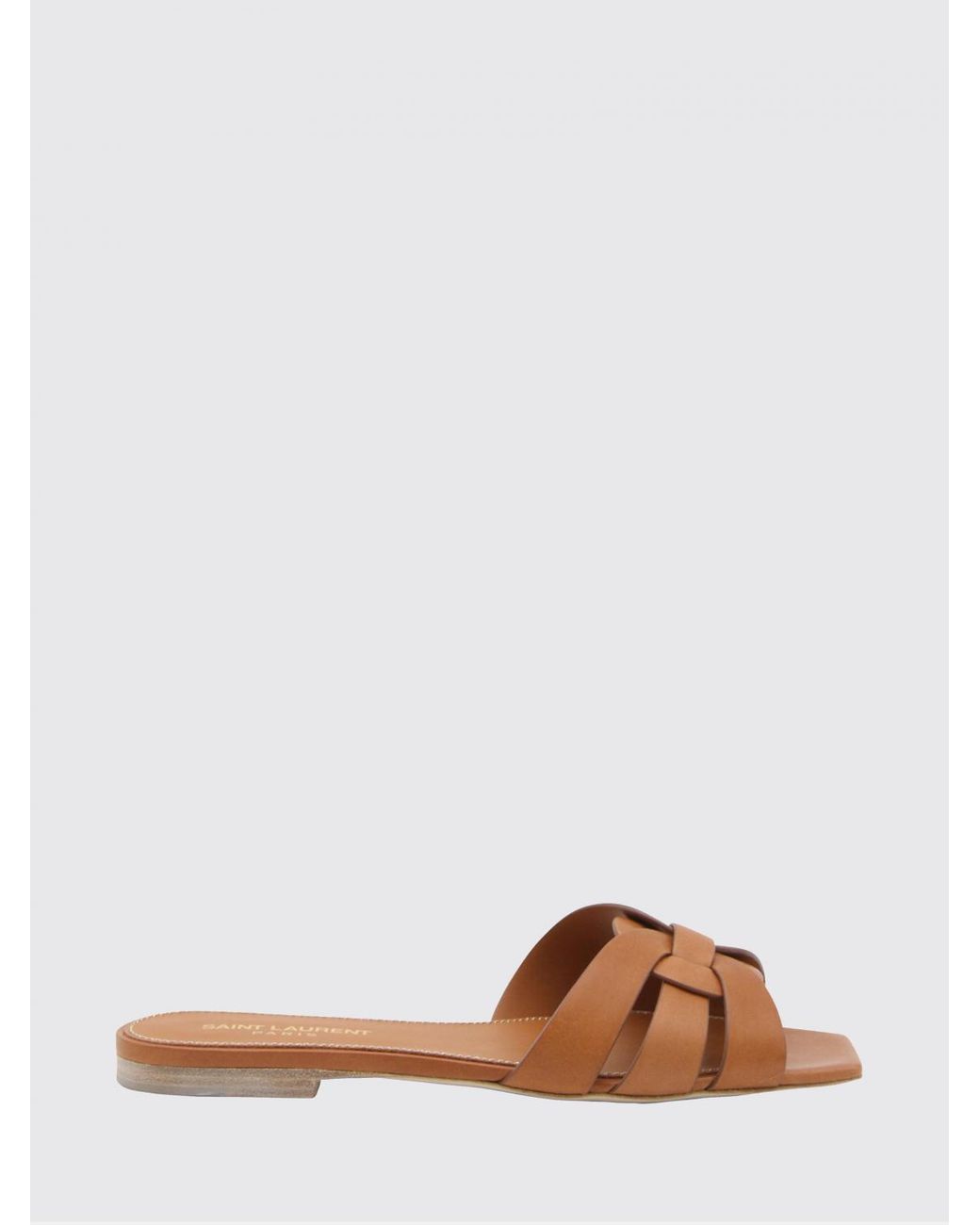 Saint Laurent Brown Heeled Sandal