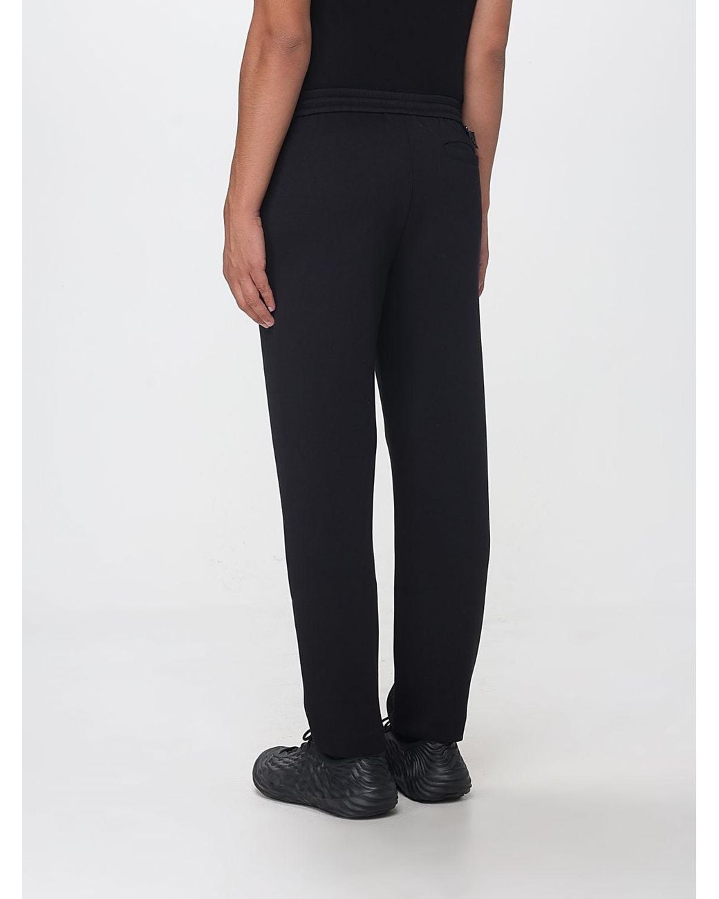 Peuterey Black Jogging Sport Trousers for men