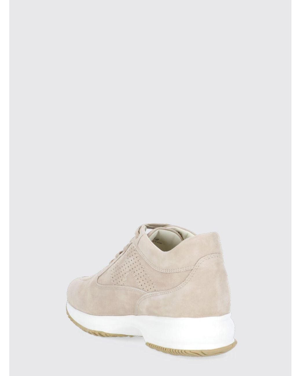 Hogan White Interactive Suede Sneakers