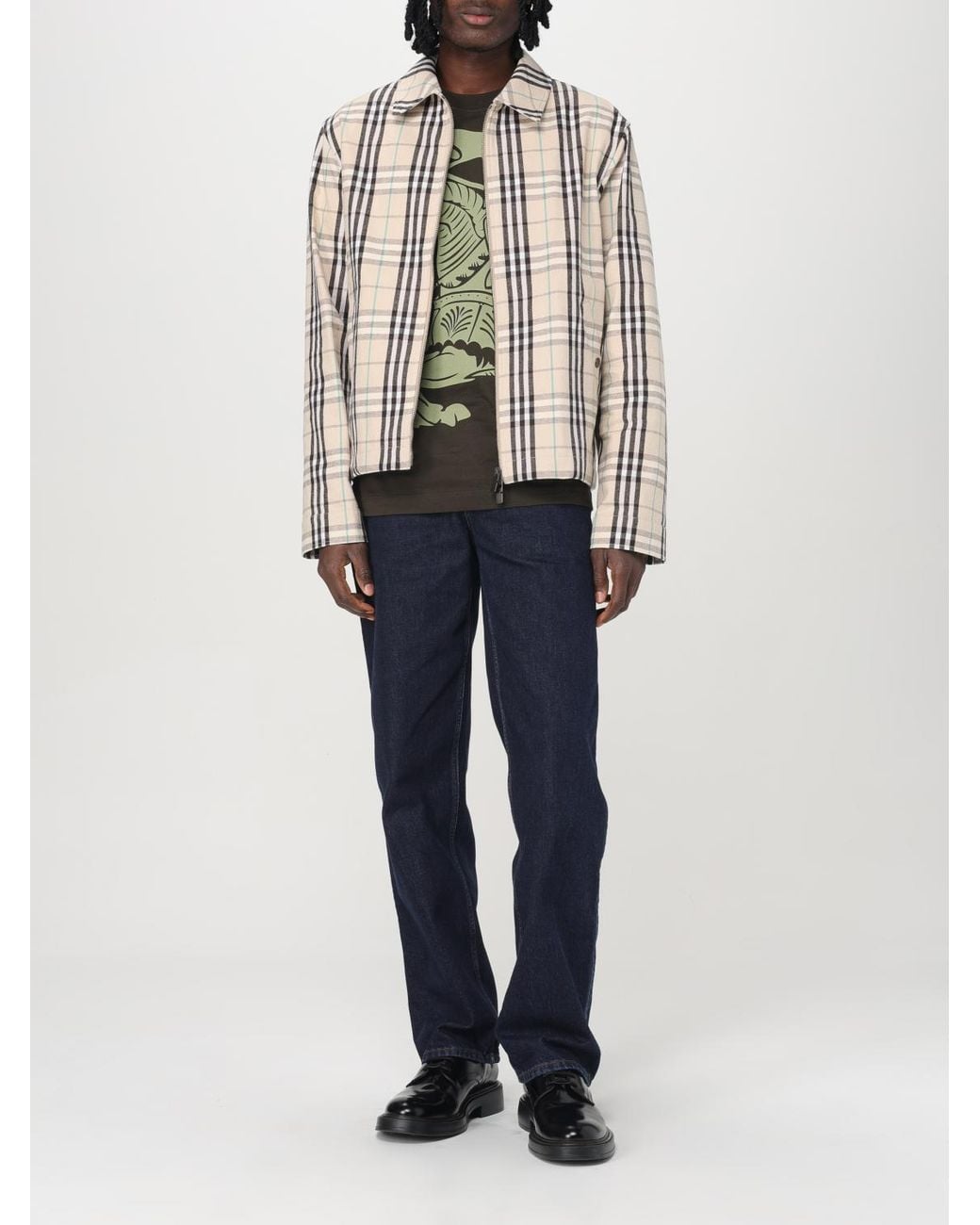 Burberry White Jacket for men