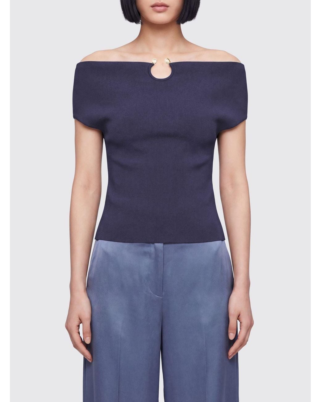 Alberta Ferretti Blue Top