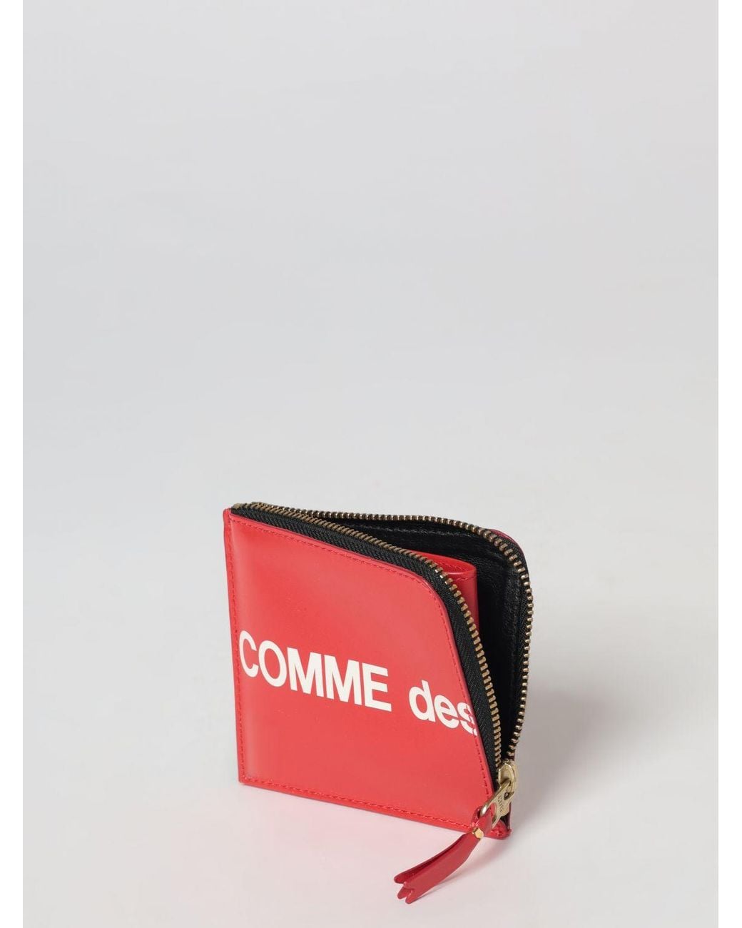 Comme des Garçons Red Leather Wallet for men