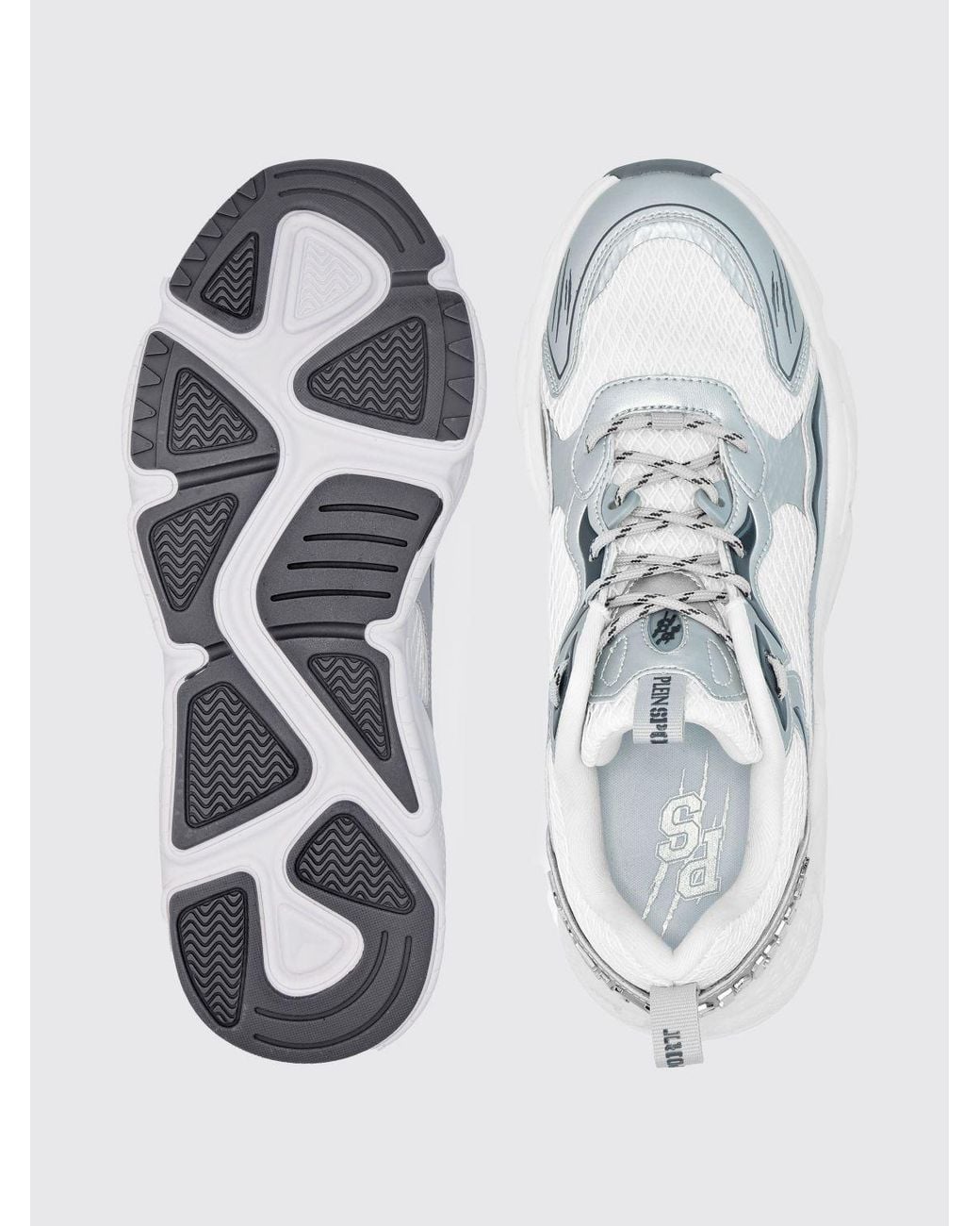 Philipp Plein White Gen X.05 Mesh Sneakers for men