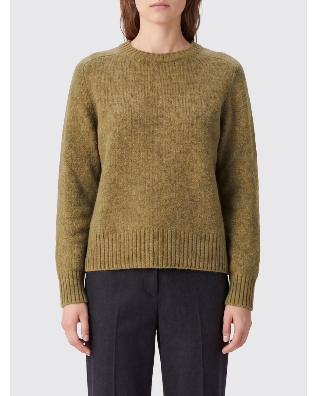 Soeur Green Slim Fit Crewneck Jumper