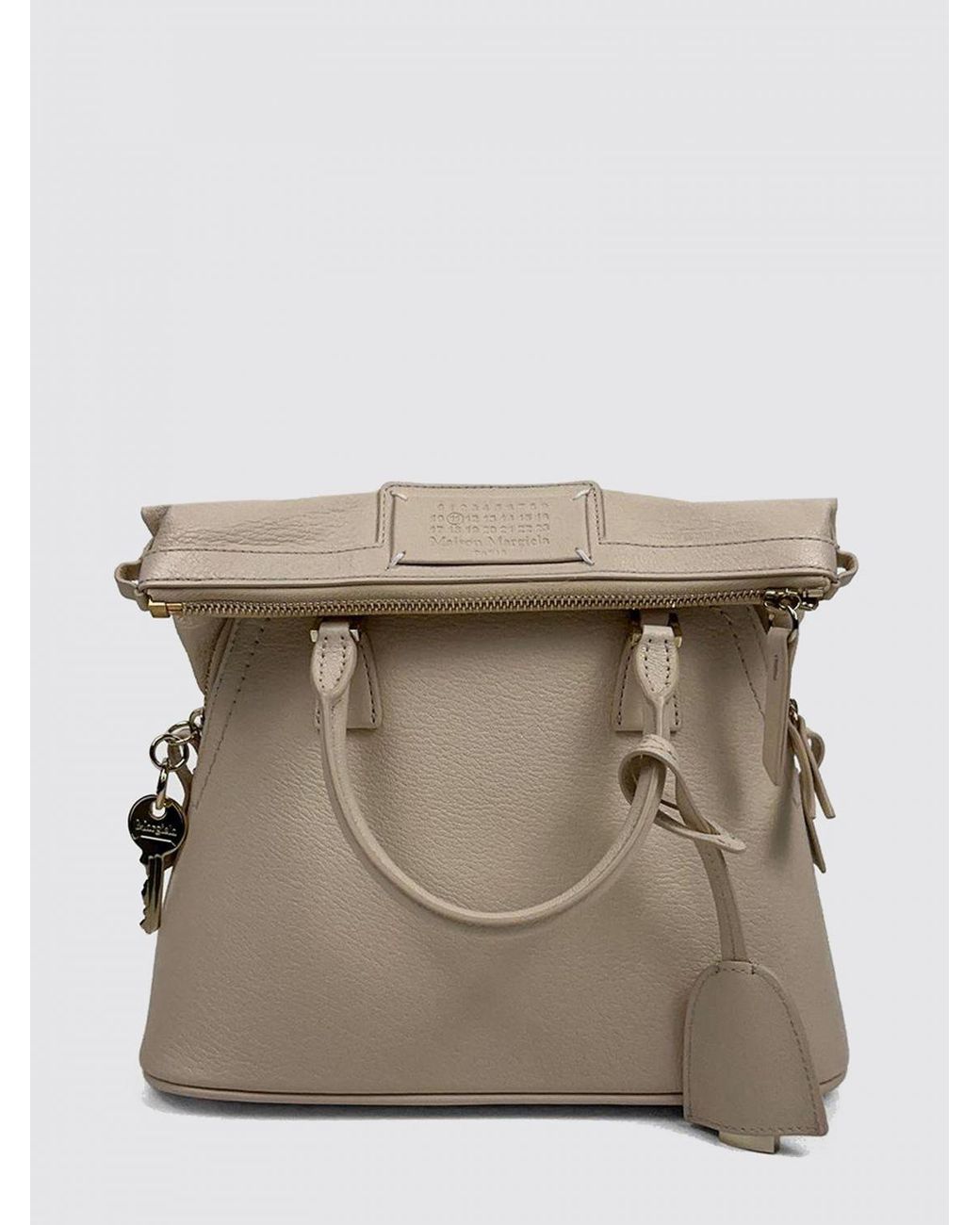 Maison Margiela Natural 5Ac Grained Leather Bag for men
