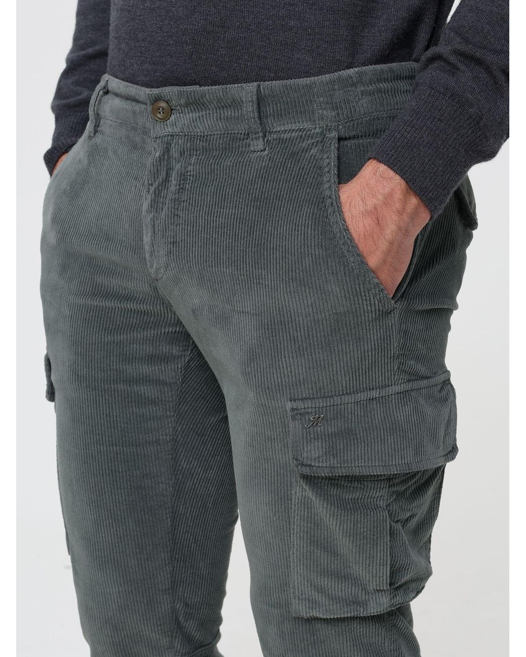 Mason's Gray Trousers for men