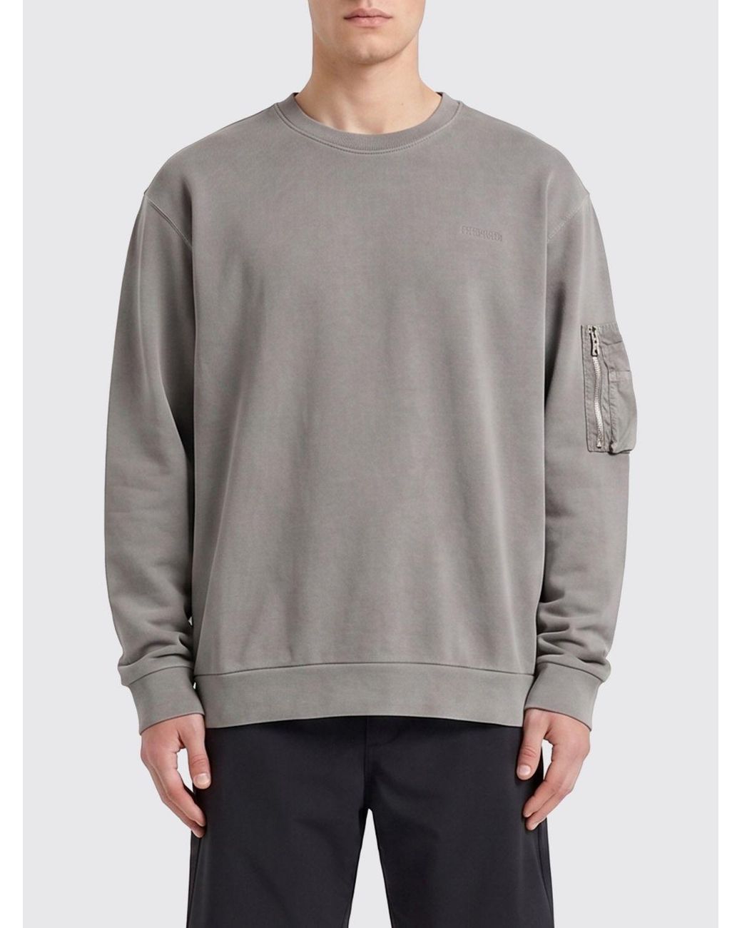 Premiata Gray Cotton Sweatshirt for men