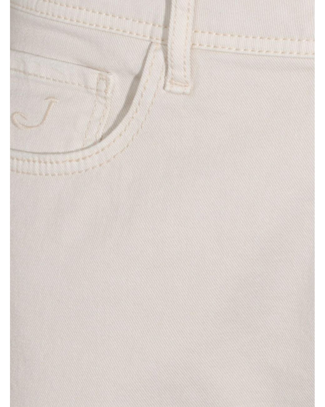 Jacob Cohen Pink Mid-Rise Straight Fit Stretch Denim Jeans for men