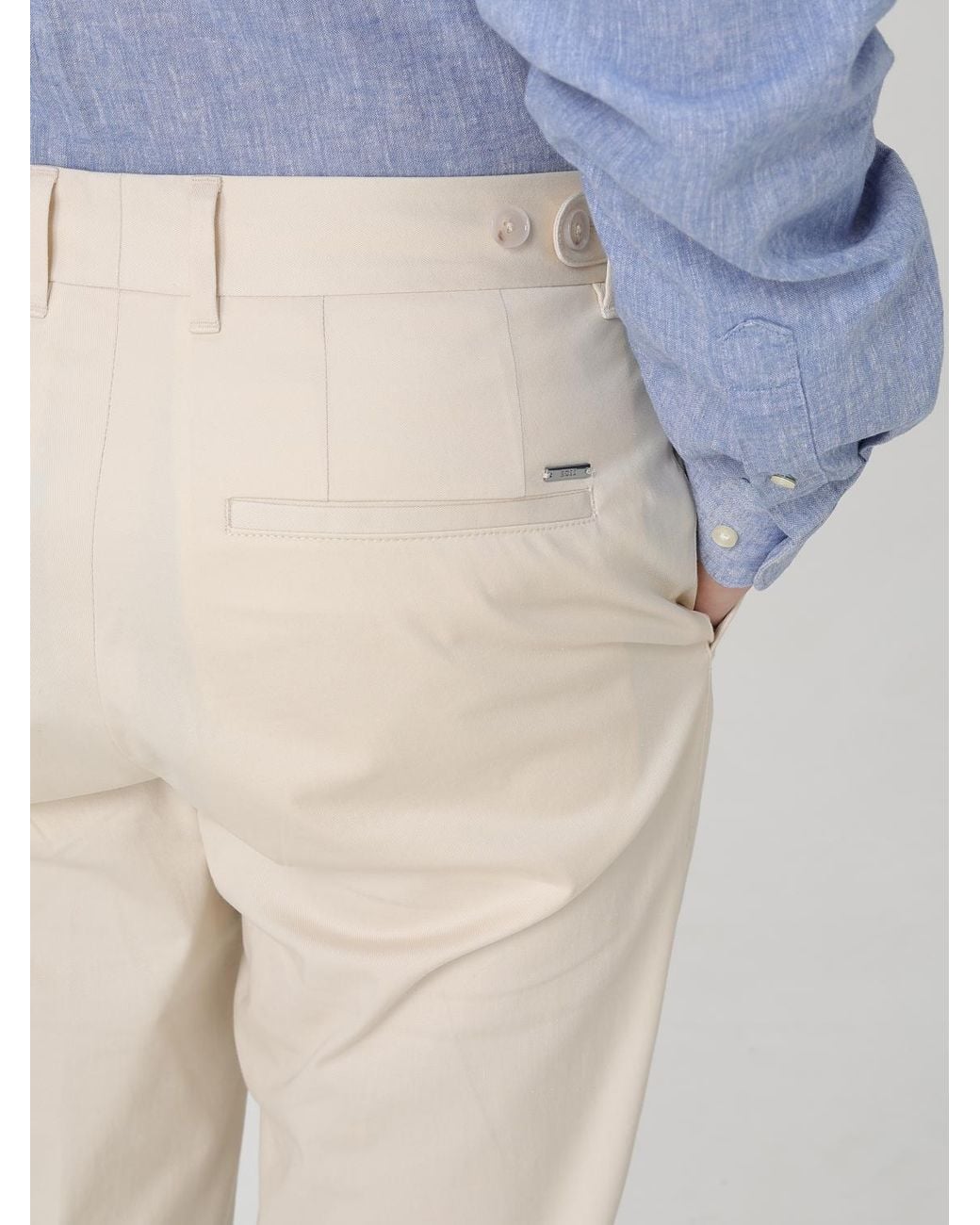 Boss White Trousers for men