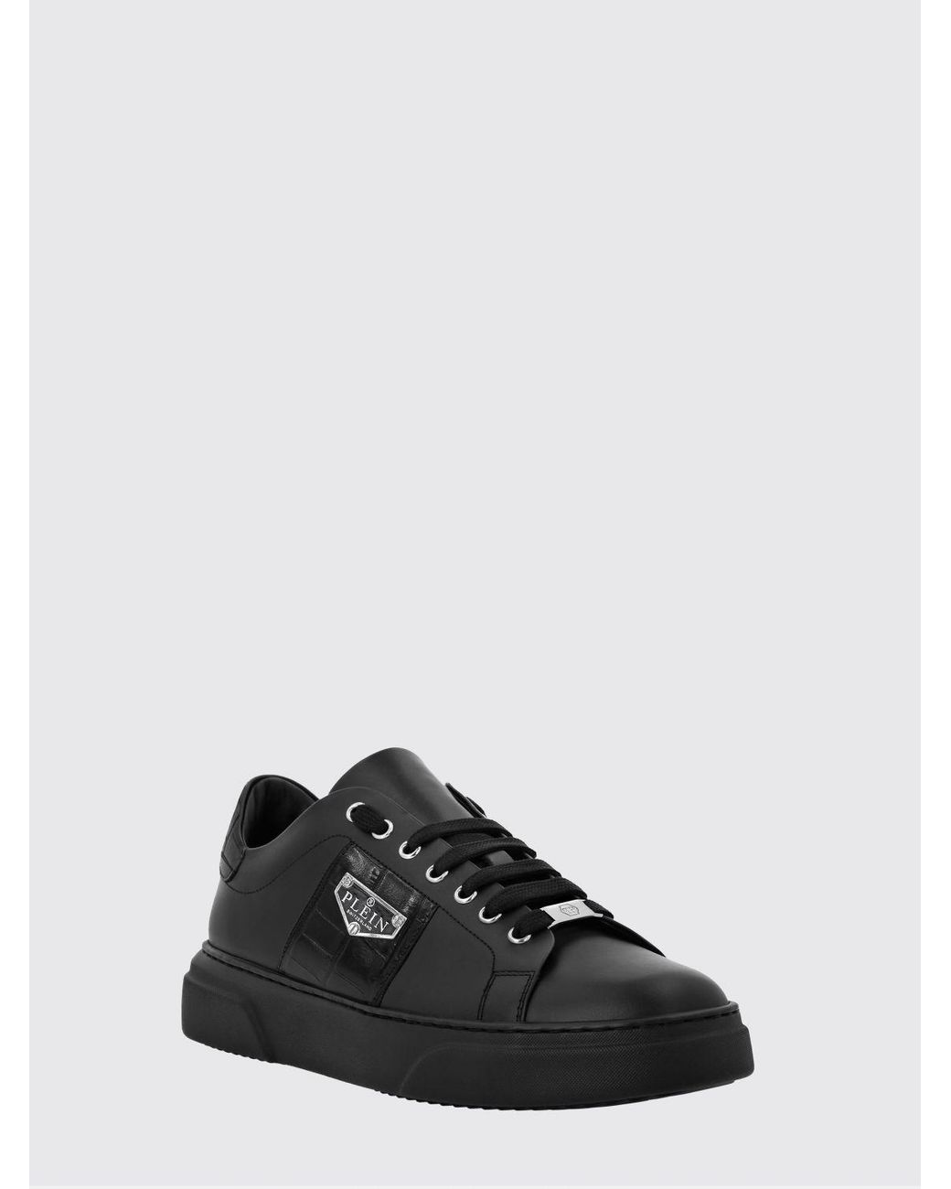 Philipp Plein Black Low-Top Sneakers for men