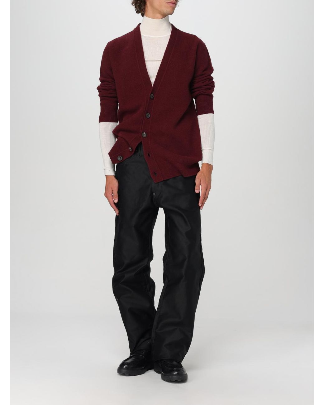 Maison Margiela Red Cardigan for men