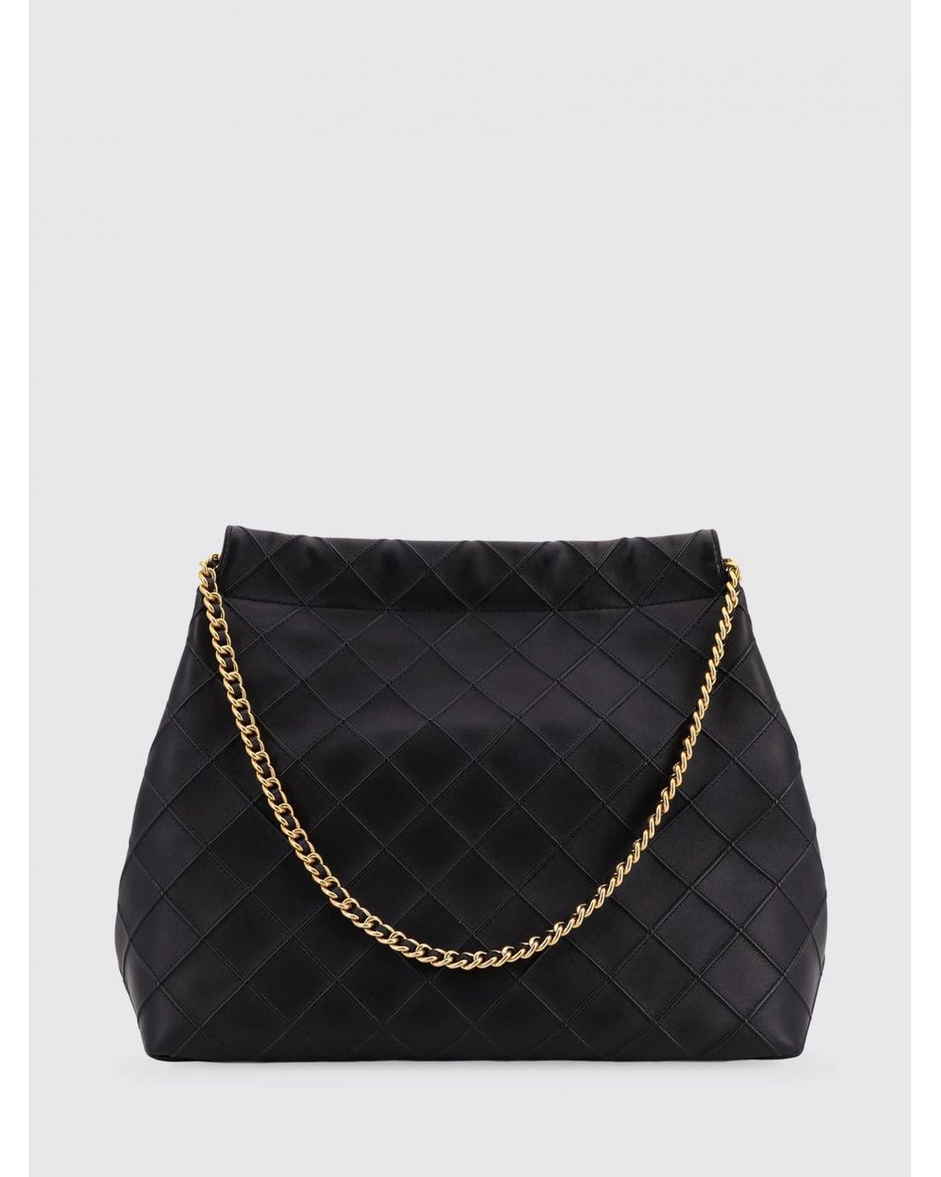 Tory Burch Black Fleming Diamond Quilted Leather Bag
