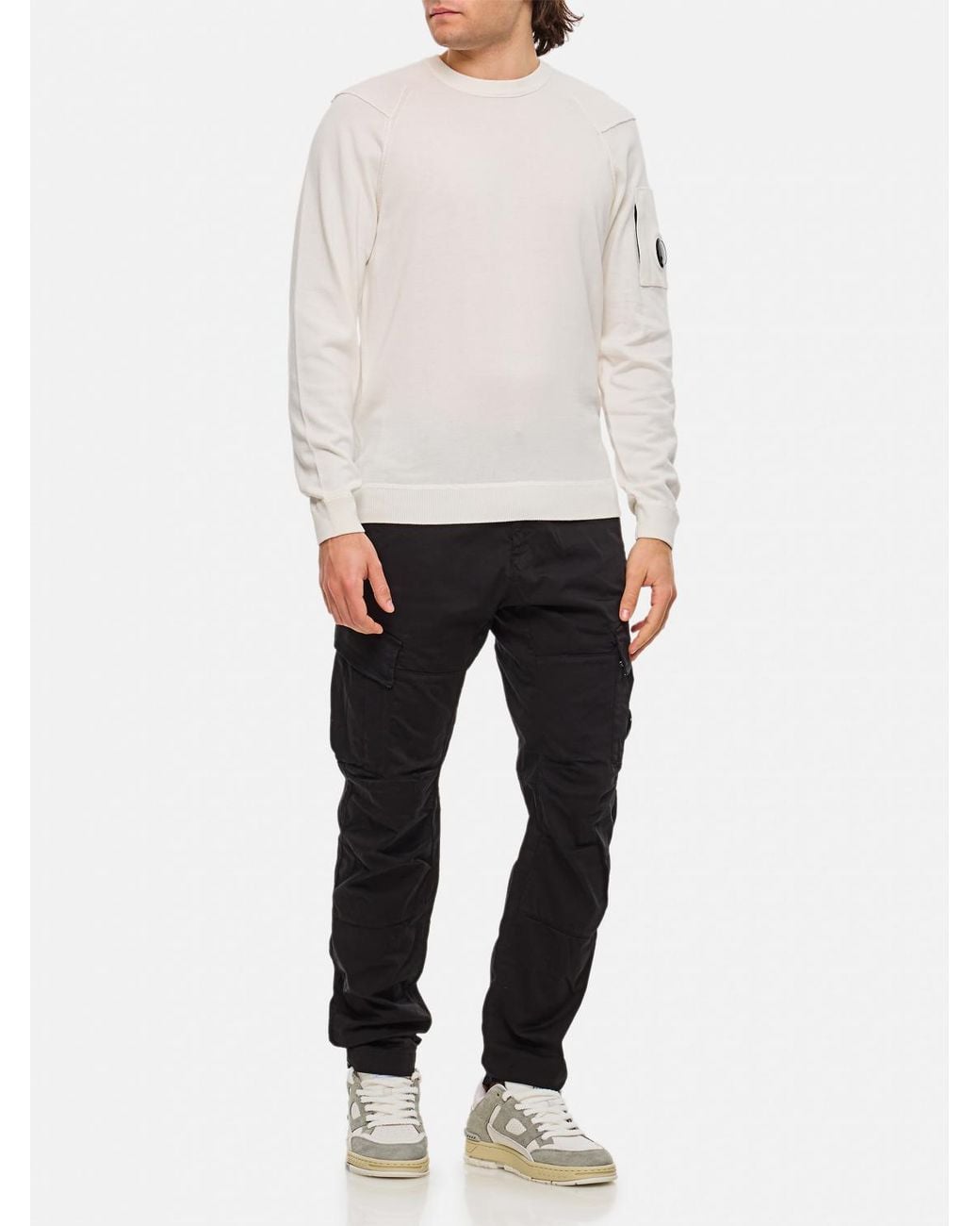 C P Company Black Trousers for men