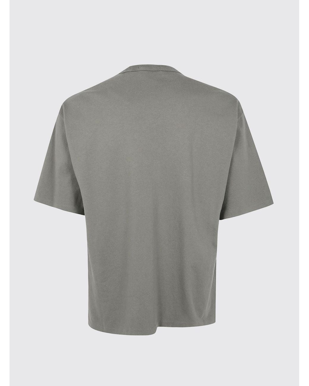 Polo Ralph Lauren Gray Crewneck Cotton T-Shirt With Contrast Logo for men