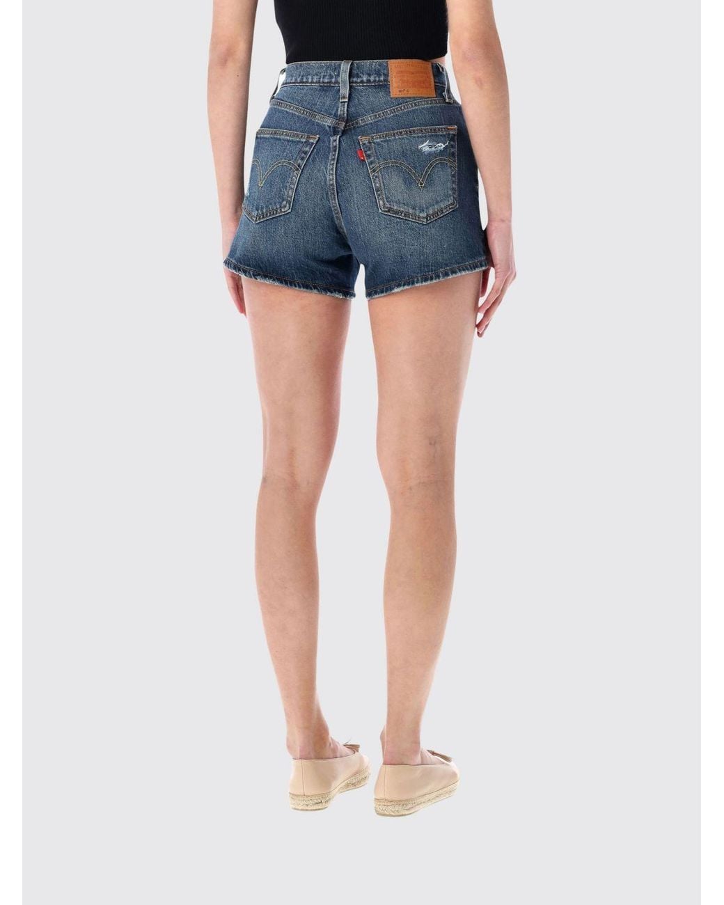 Levi's Blue 501 Shorts