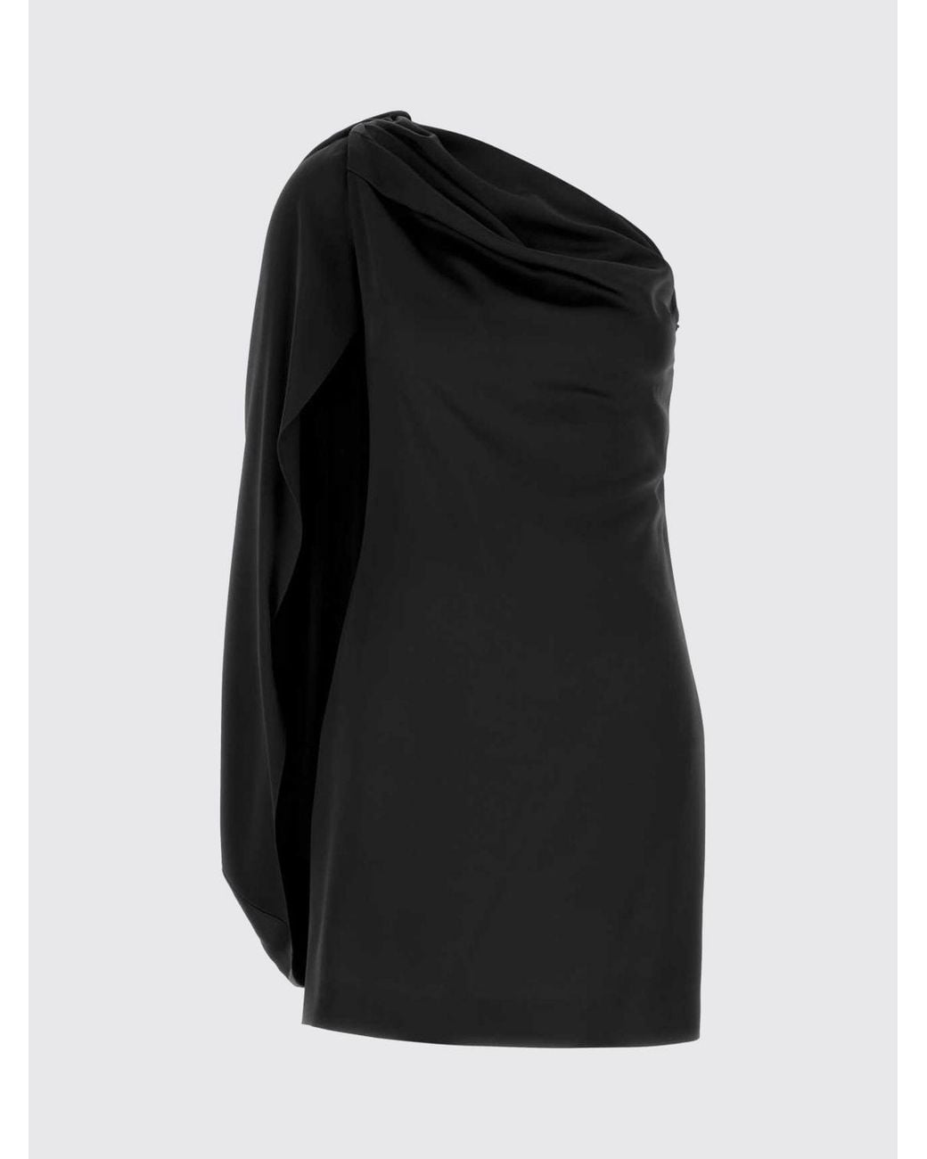 Stella McCartney Blue Asymmetric One-Shoulder Crêpe Mini Dress For Ceremonies