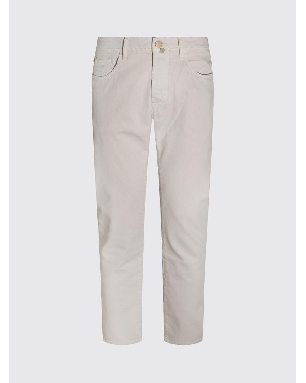 Jacob Cohen Pink Mid-Rise Straight Fit Stretch Denim Jeans for men