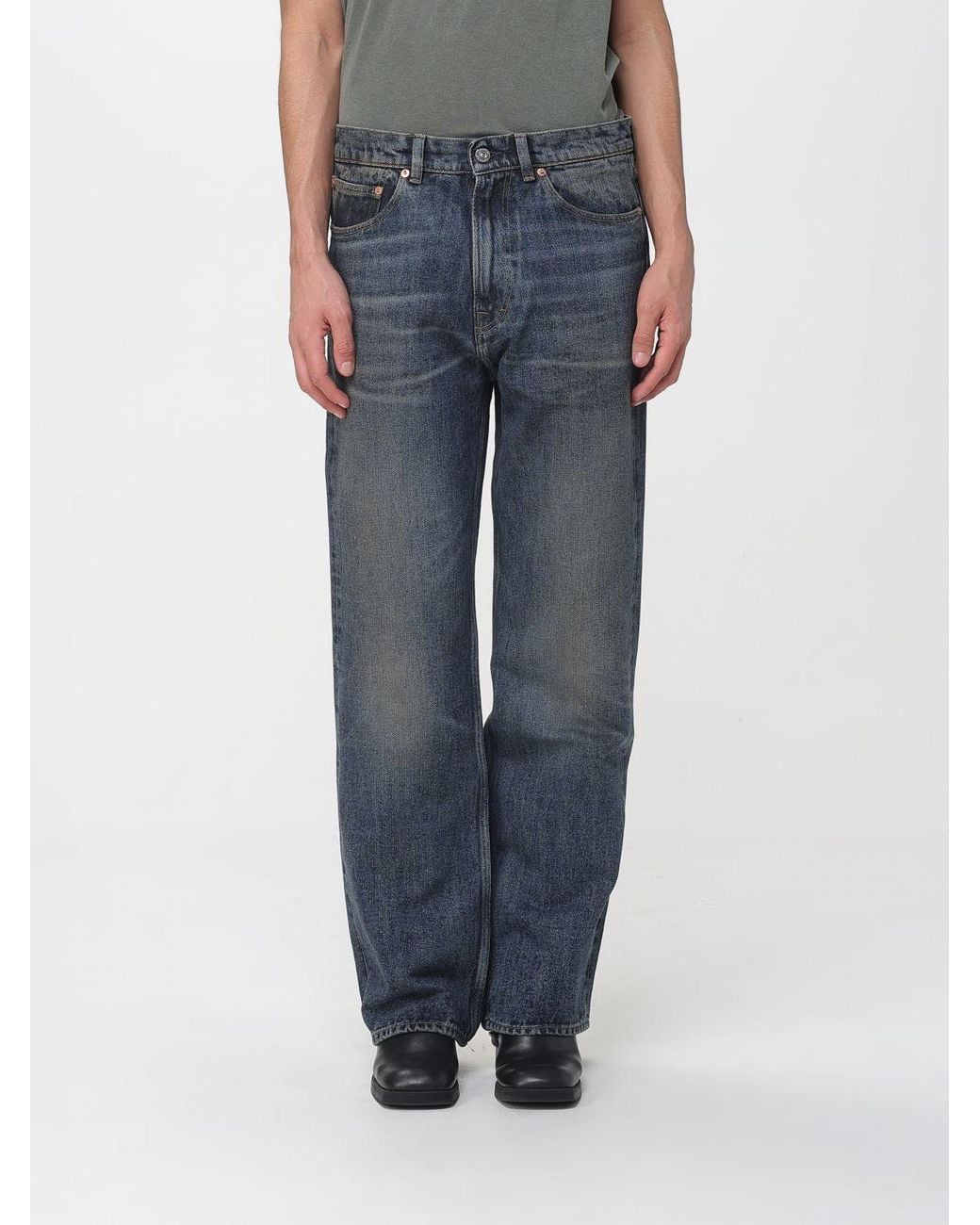 Our Legacy Blue Wide Leg Jeans for men