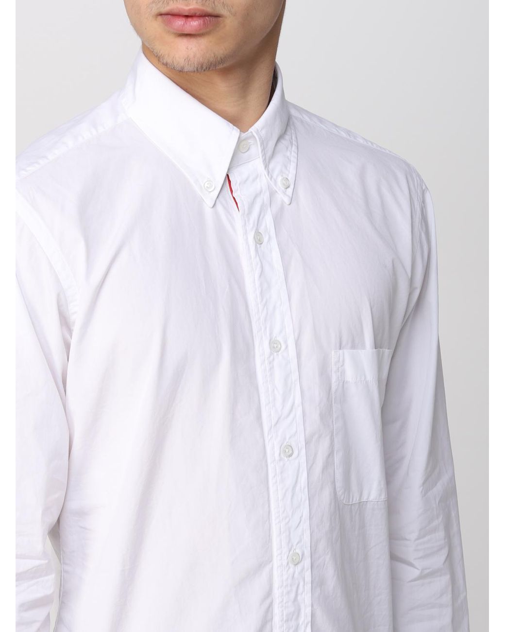 Thom Browne Popeline-Hemd in White für Herren