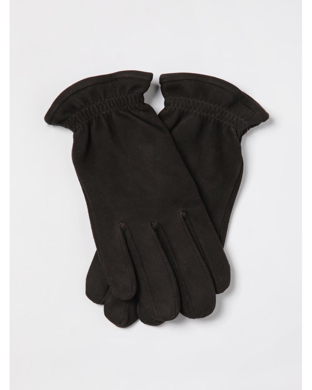 Orciani Black Gloves for men