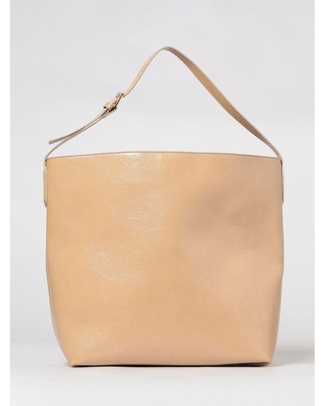 THEMOIRÈ Natural ThemoirÈ Zoe Vegan Leather Shoulder Bag With Removable Pouch