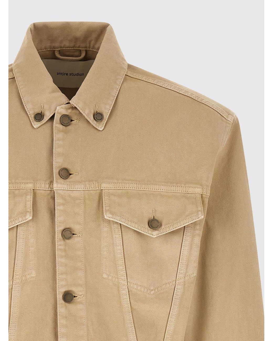Entire studios Natural Cotton Denim Jacket