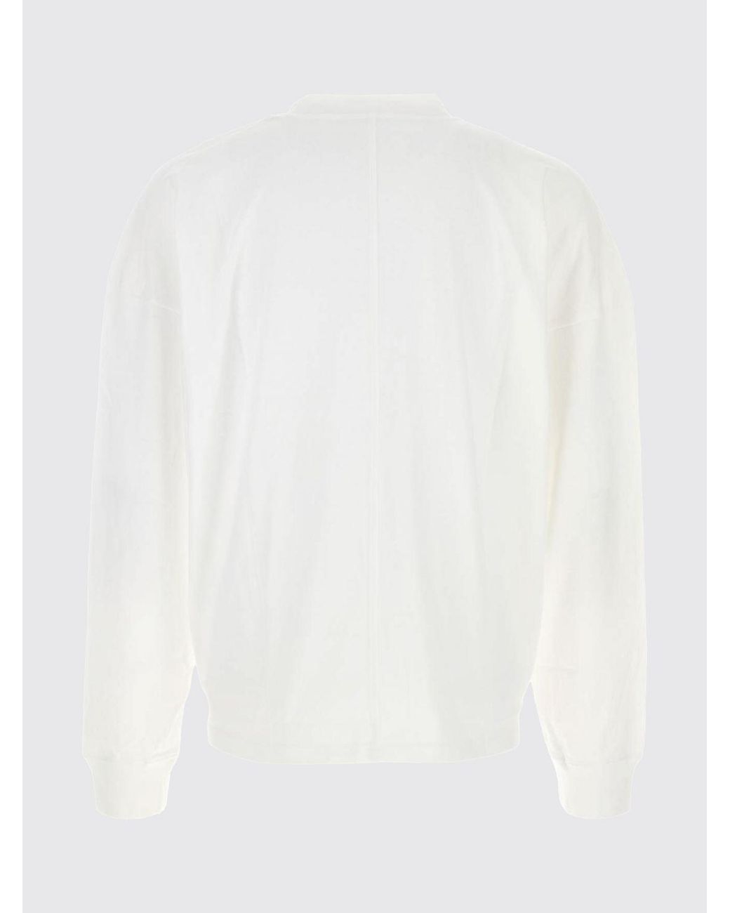 T-Shirt À Manches Longues En Coton Avec Col Montant The Row pour homme en coloris White