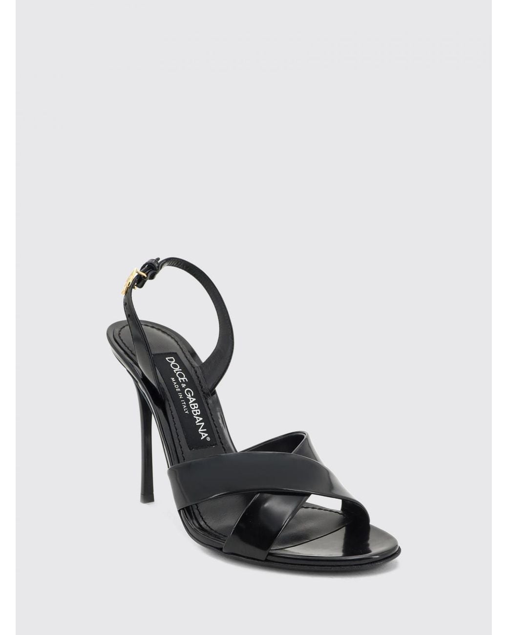 Dolce & Gabbana Black Dolce &Amp Gabbana Heeled Sandal