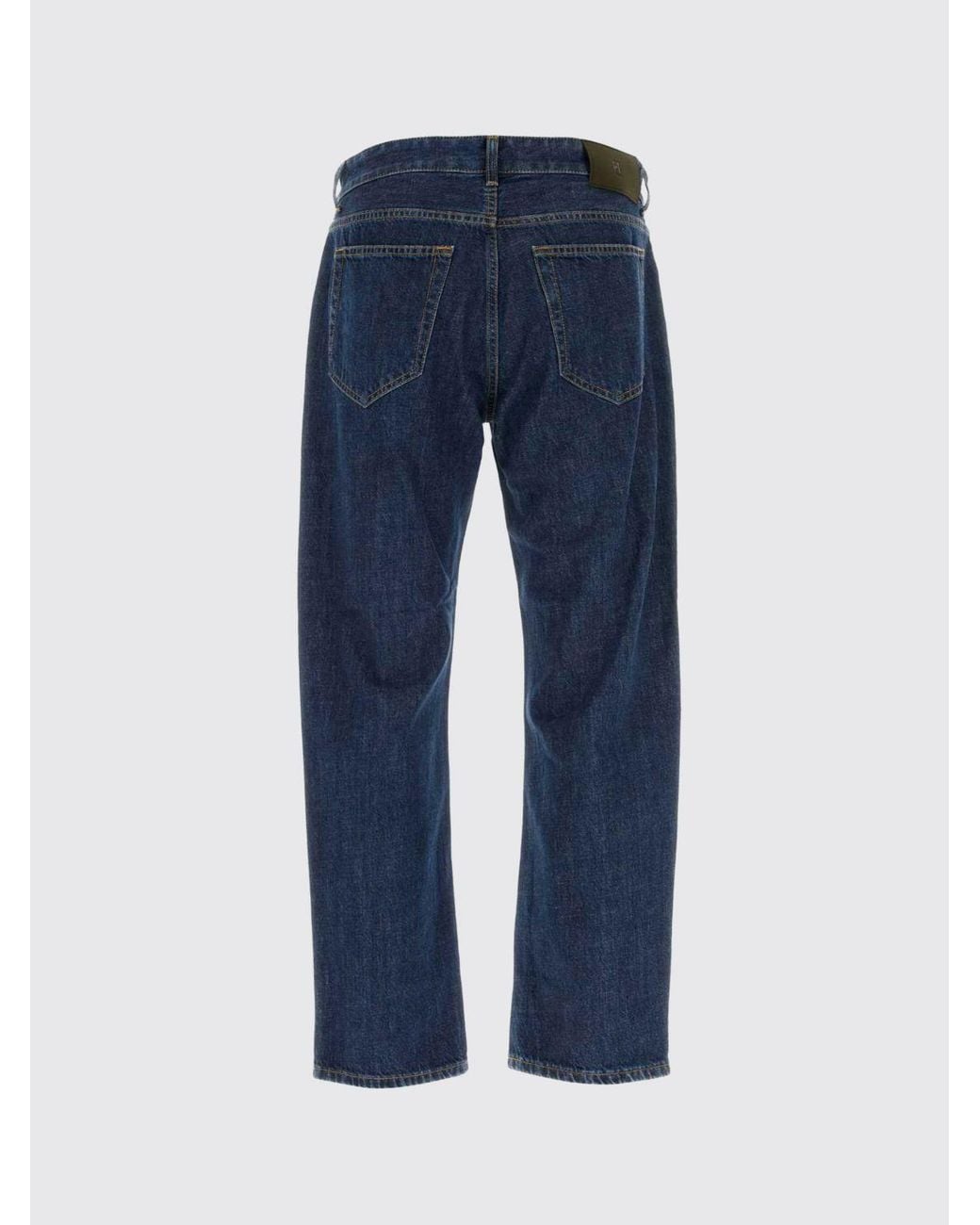 PT Torino Blue Straight Fit Cotton Jeans for men