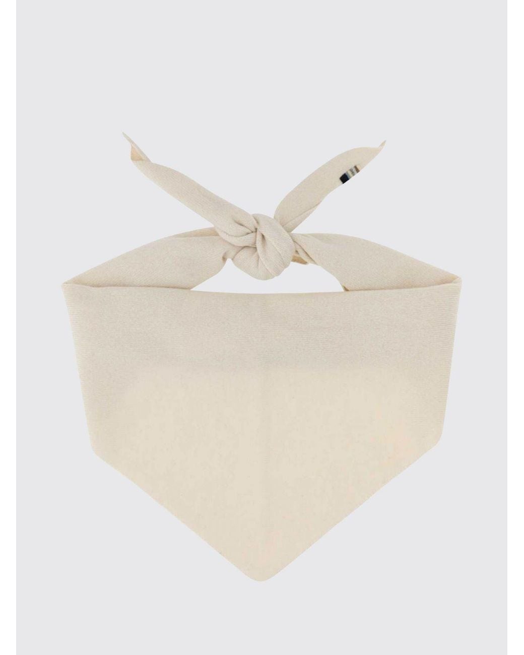 Extreme Cashmere Natural Triangular Cashmere Bandana With Tie Fastening