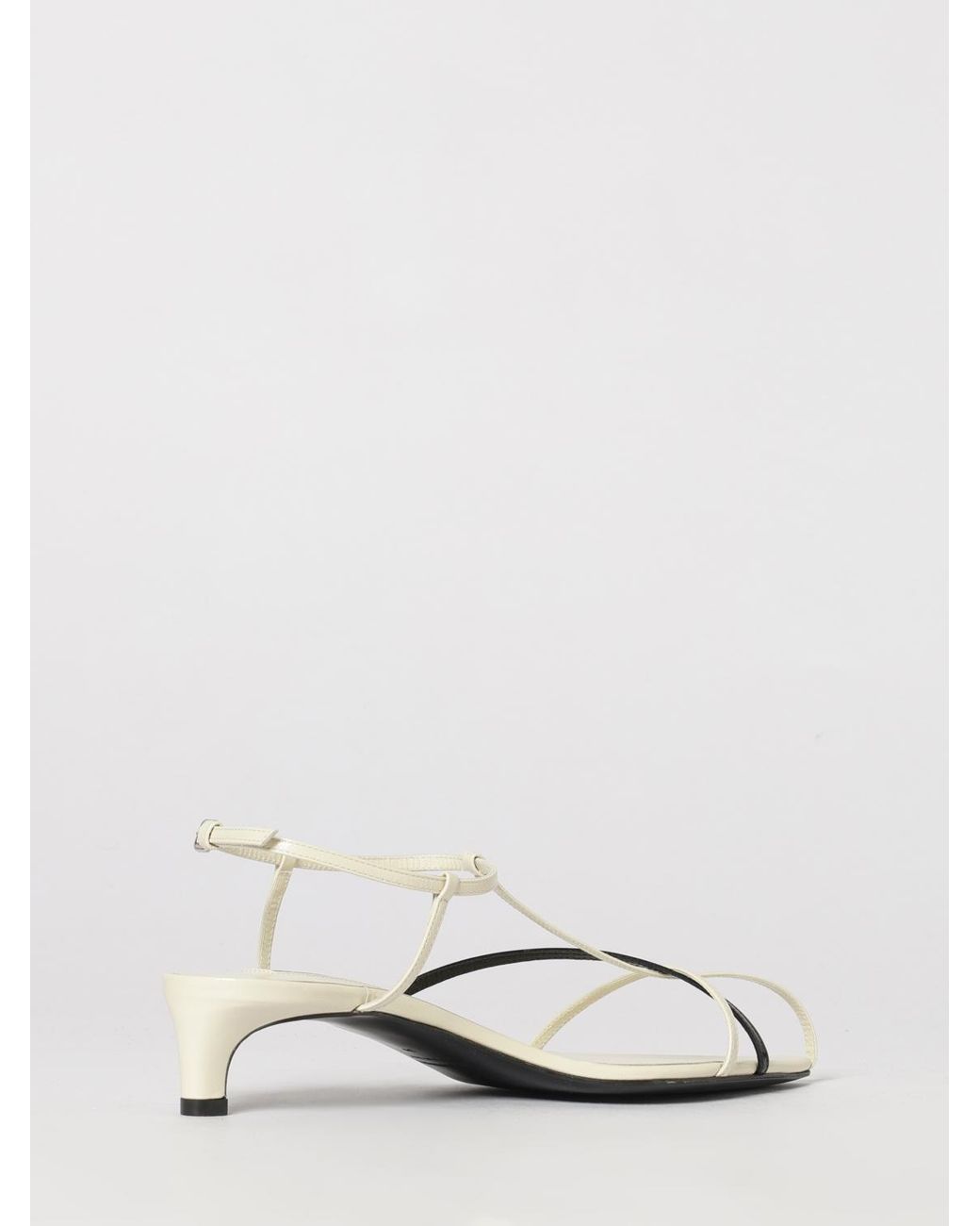 Jil Sander Natural Heeled Sandal