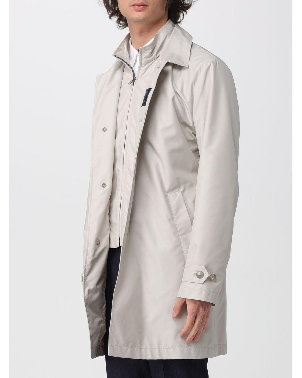 Fay Gray Morning Technical Poplin Coat for men