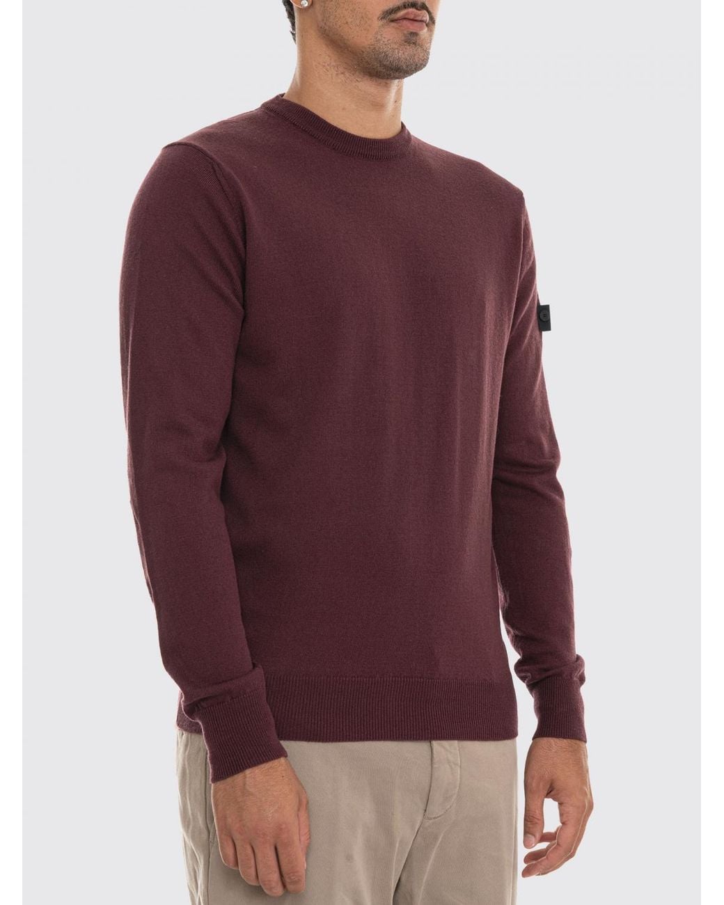 Peuterey Purple Crewneck Jumper for men