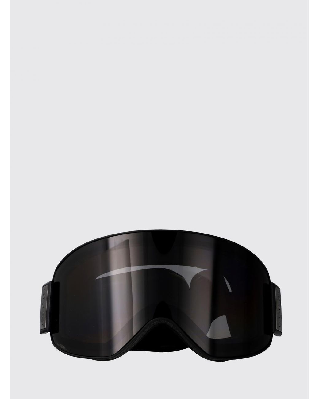Gucci Black Acetate Ski Goggles With Engraved Logo And Adjustable Strap for men