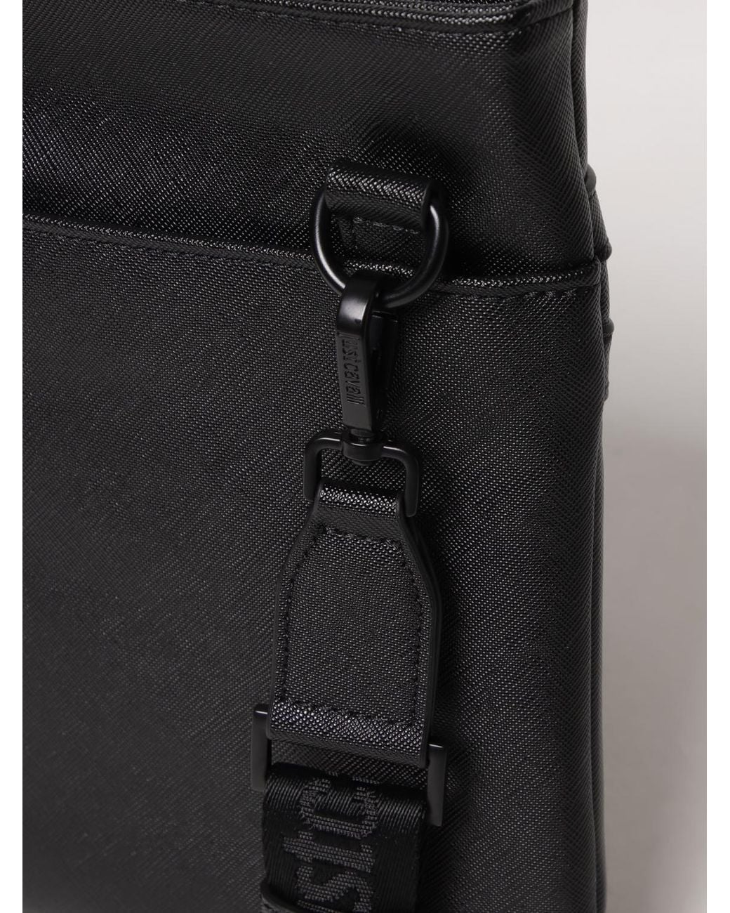 Just Cavalli Black Shoulder Bag for men