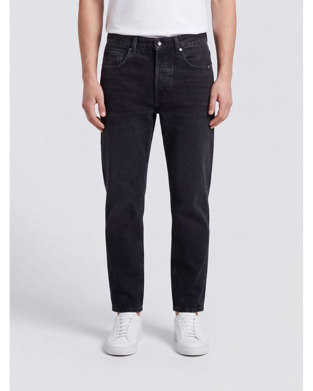 AMISH Blue Jeremiah Mid-Rise Slim Fit Jeans for men