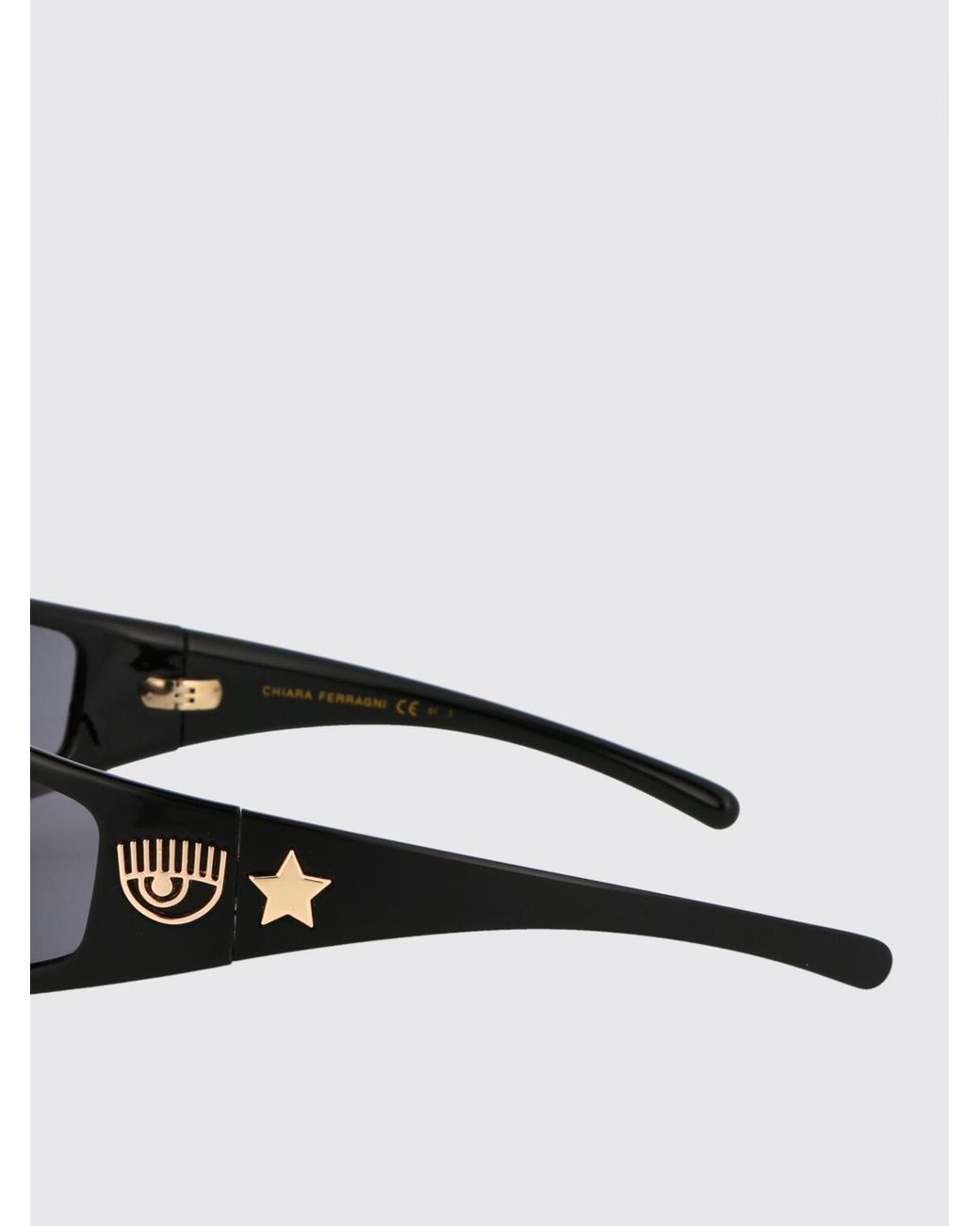 Chiara Ferragni Gray Sunglasses