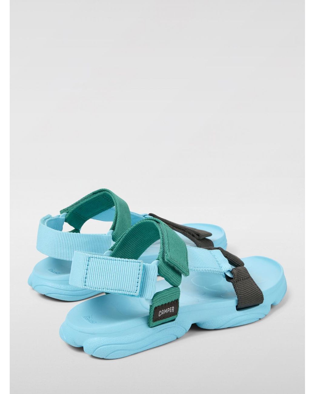 Camper Blue Flat Sandals