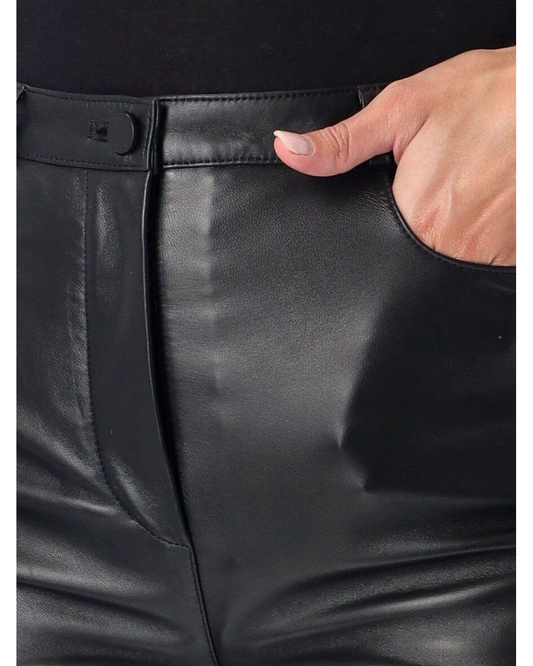 Loulou de Saison Blue High-Waisted Straight Leg Trousers